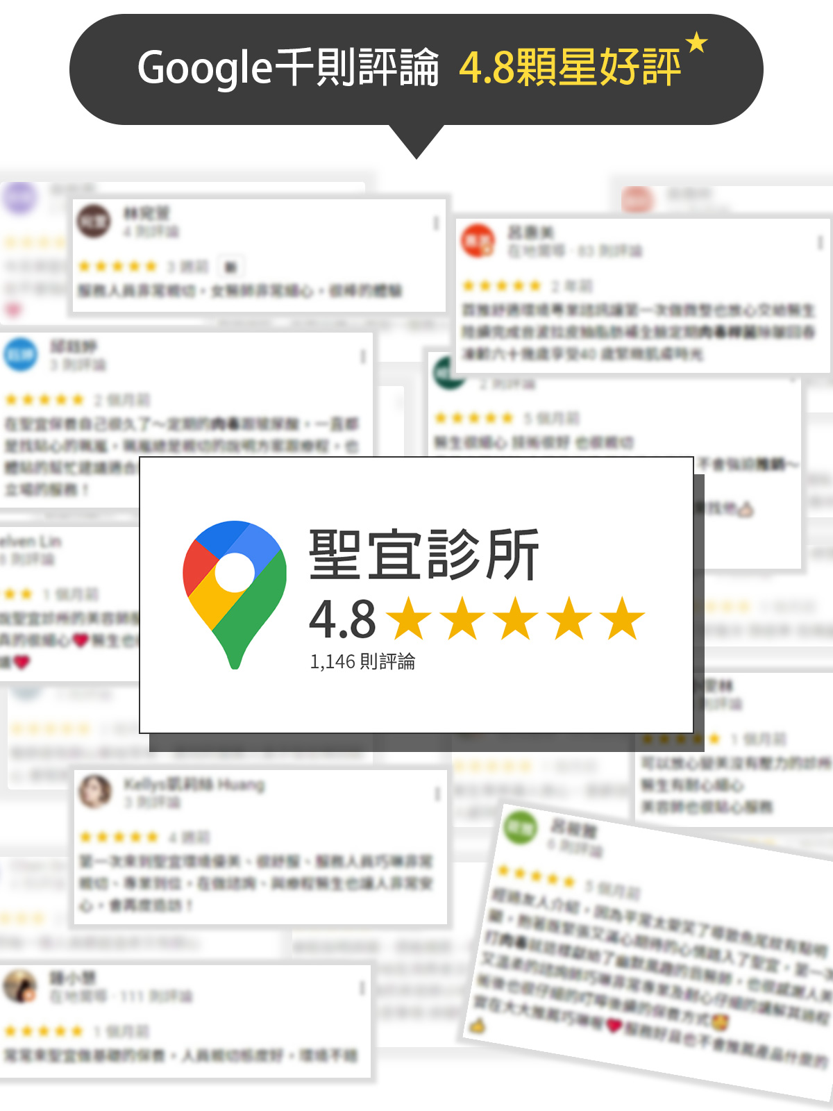 好評見證-網友五星評論